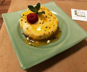 Cheese cake  at Hakuna Matata Veggie in Madrid