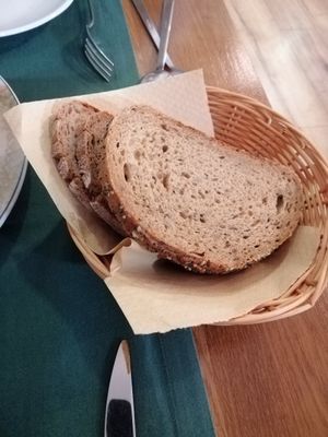 Pan at Hakuna Matata Veggie in Madrid