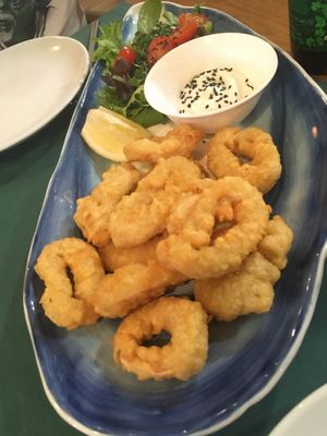 Calamares  at Hakuna Matata Veggie in Madrid