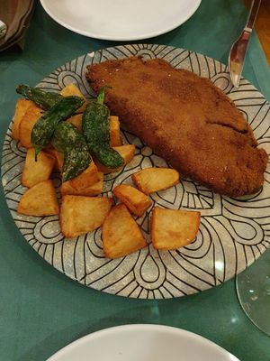 Cachopo at Hakuna Matata Veggie in Madrid