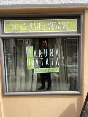 Outside  at Hakuna Matata Veggie in Madrid
