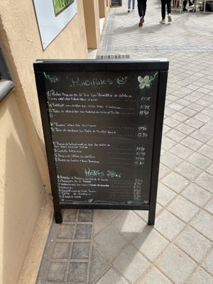 Menu  at Hakuna Matata Veggie in Madrid