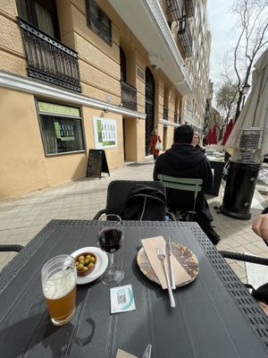 Terrace  at Hakuna Matata Veggie in Madrid
