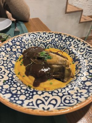 Rabo de toro at Hakuna Matata Veggie in Madrid