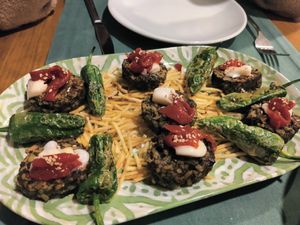 Morcilla at Hakuna Matata Veggie in Madrid