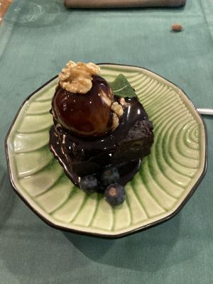 Brownie  at Hakuna Matata Veggie in Madrid