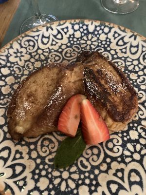 Torrijas  at Hakuna Matata Veggie in Madrid