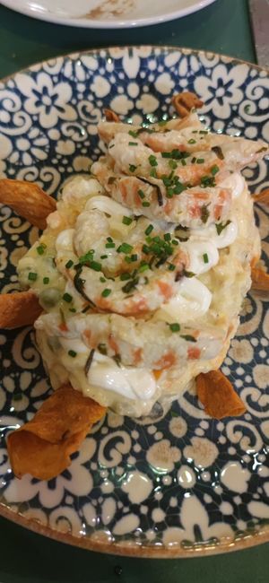 Ensaladilla rusa at Hakuna Matata Veggie in Madrid