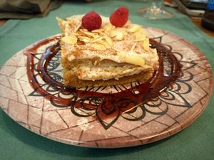 Tarta de zanahoria. at Hakuna Matata Veggie in Madrid