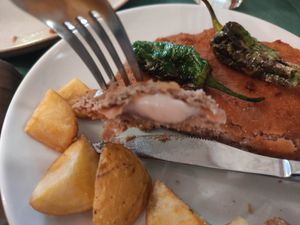 Cachopo at Hakuna Matata Veggie in Madrid