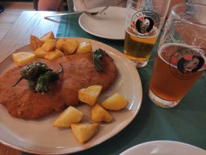 Cachopo at Hakuna Matata Veggie in Madrid