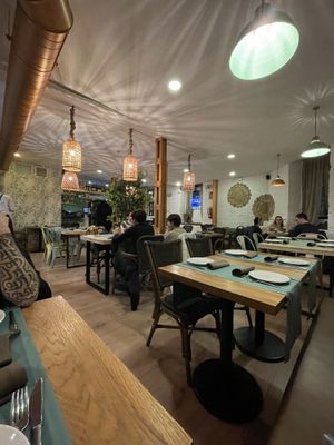 Inside  at Hakuna Matata Veggie in Madrid