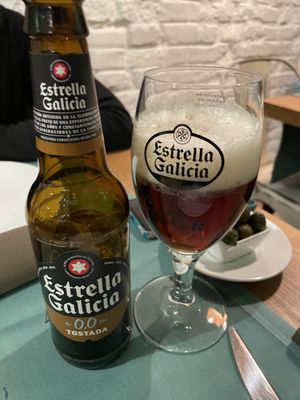 0,0% beer  at Hakuna Matata Veggie in Madrid