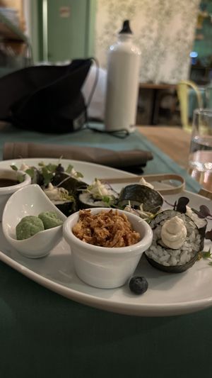 sushi   at Hakuna Matata Veggie in Madrid