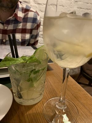 Non alcoholic mojito   at Hakuna Matata Veggie in Madrid