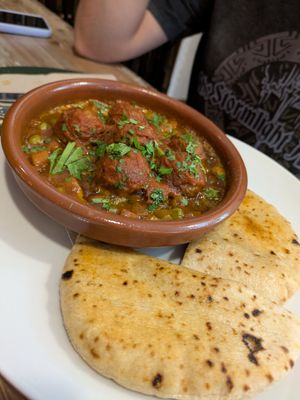 Meatball tajine at Hakuna Matata Veggie in Madrid