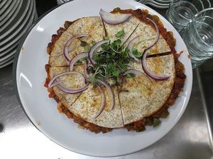 Quesadilla  at Hakuna Matata Veggie in Madrid