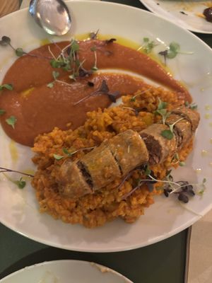 Risotto  at Hakuna Matata Veggie in Madrid