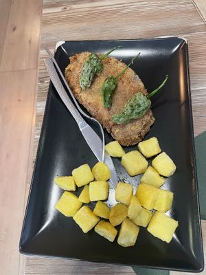 Cachopo  at Hakuna Matata Veggie in Madrid