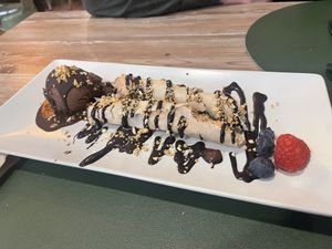 Kinder bueno  at Hakuna Matata Veggie in Madrid