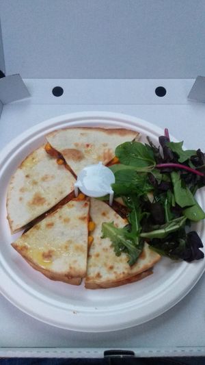 Quesadilla at Hakuna Matata Veggie in Madrid