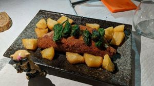 Cachopo at Hakuna Matata Veggie in Madrid