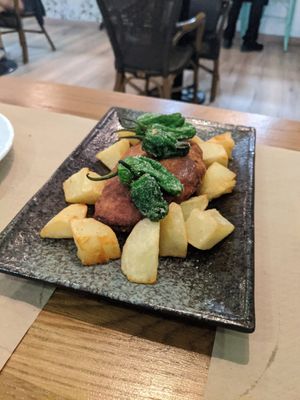 cachopo at Hakuna Matata Veggie in Madrid