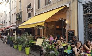 La terrasse at Le Potager des Marechaux in Nancy