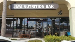 Jaya storefront at Jaya Nutrition Bar in Juno Beach