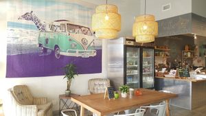 Jaya's interior at Jaya Nutrition Bar in Juno Beach