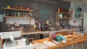 Jaya's prep area at Jaya Nutrition Bar in Juno Beach