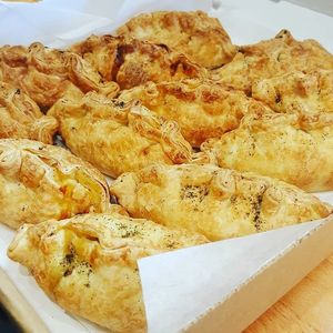 Vegan Curried Veggies Empanadas! at Jaya Nutrition Bar in Juno Beach
