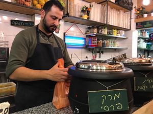 Inside at Mr. Marak in Tel Aviv