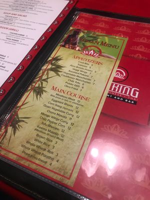 Menu at Nanking of Virginia in Virginia Beach
