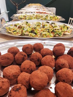 Party food  at Marwick's Vegan Kitchen in Dundee