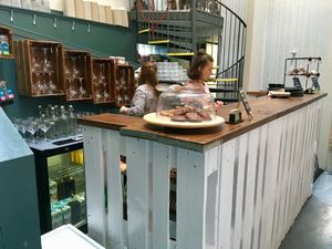 Bar area  at Marwick's Vegan Kitchen in Dundee