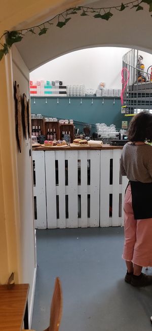Counter at Marwick's Vegan Kitchen in Dundee