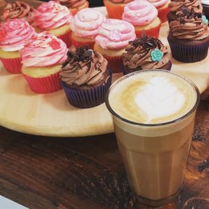 Daisy Bakes cupcakes  at Marwick's Vegan Kitchen in Dundee