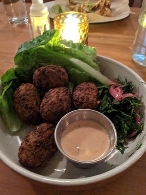 Falafel at Basic Kitchen in Charleston
