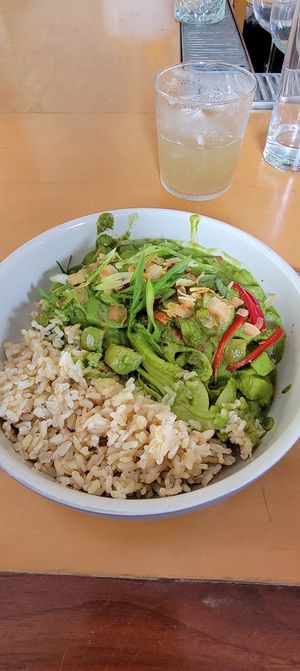 Green Curry Bowl  at Basic Kitchen in Charleston
