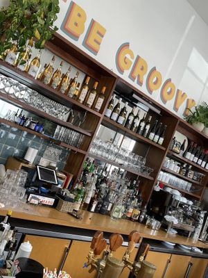 Bar area  at Basic Kitchen in Charleston