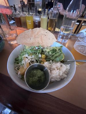 Yellow Coconut Curry w/ Tofu!  at Basic Kitchen in Charleston