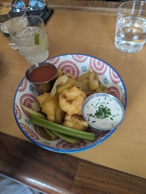 Cauliflower wings at Basic Kitchen in Charleston