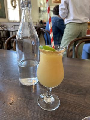 Frozen apple cider margarita  at Basic Kitchen in Charleston