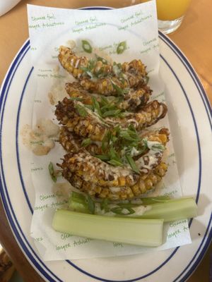 Corn ribs  at Basic Kitchen in Charleston