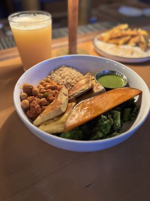 Basic bowl + tofu  at Basic Kitchen in Charleston