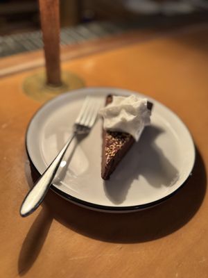 Chocolate tahini tar  at Basic Kitchen in Charleston