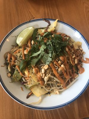 Rainbow bowl at Basic Kitchen in Charleston
