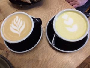 Excellent coffee at The Wildcat in Fort William