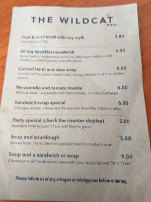  at The Wildcat in Fort William